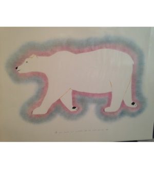 Inuit Print   White Bear_ Sarah Putuguk