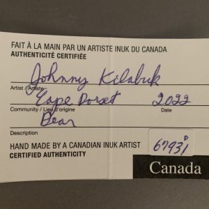 Bear _ Johnny Kilabuk