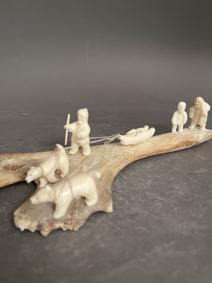 Inuks Hunting With Dogs _  Emily Illuitok