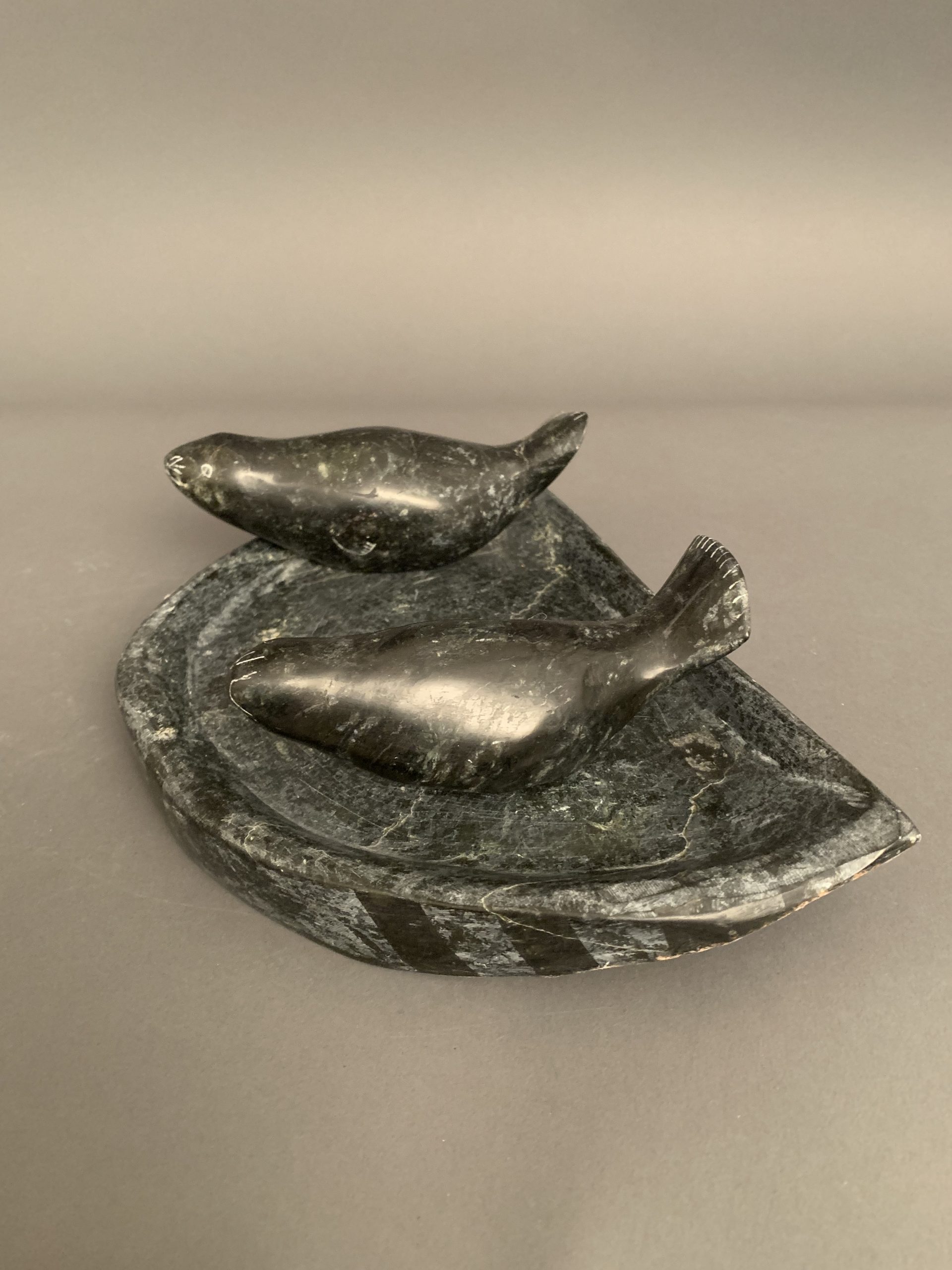 Seals On Qullik _  Albert Qayutinnuaq Seals On Qullik _  Albert Qayutinnuaq