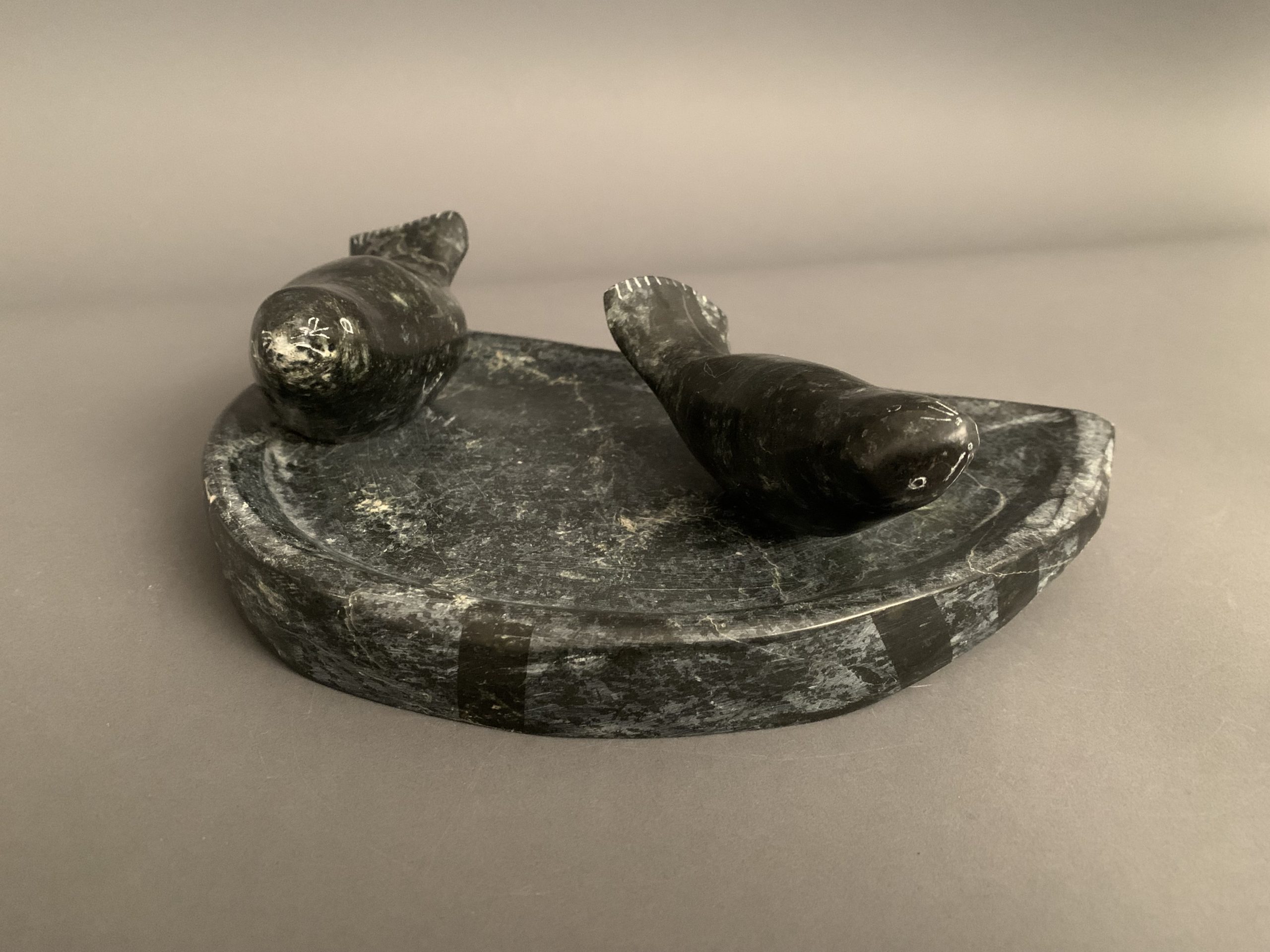 Seals On Qullik _  Albert Qayutinnuaq Seals On Qullik _  Albert Qayutinnuaq