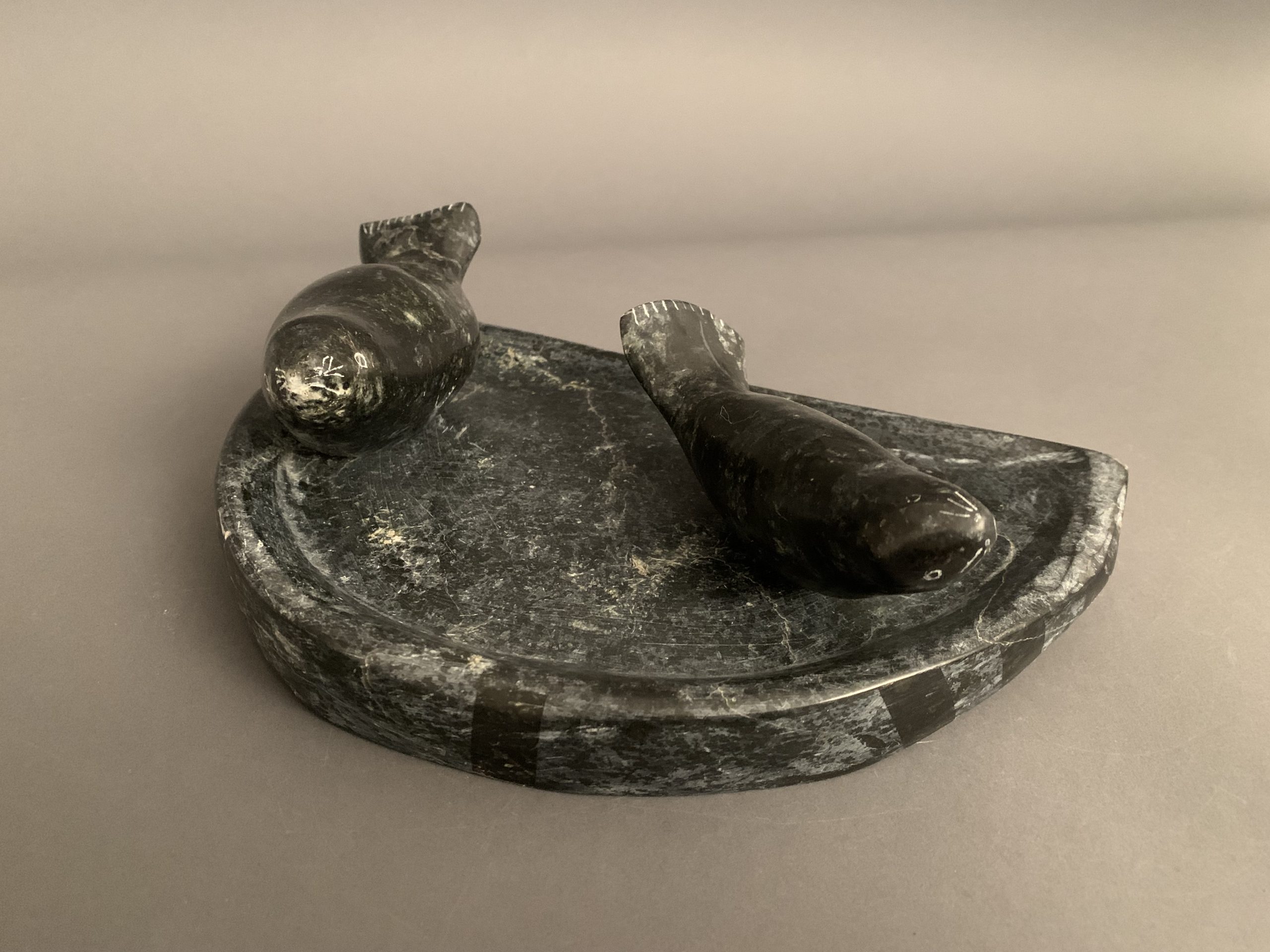 Seals On Qullik _  Albert Qayutinnuaq Seals On Qullik _  Albert Qayutinnuaq