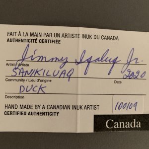 Jimmy Iqaluq Jr.  _ Duck