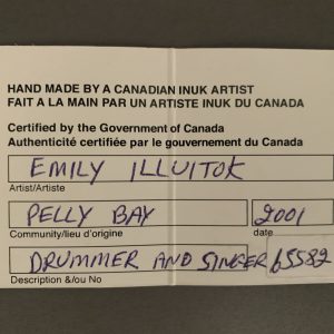 Drummer and Singer _  Emily Illuitok