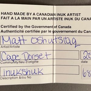 Inukshuk _ Matt Oshutsiaq